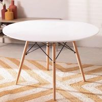  Round Dining Table in Beech (Ø120 CM) Scand